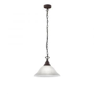 Hvid pendler lampe klassisk, Jared