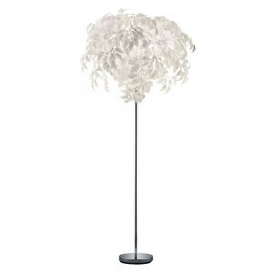 Krom gulv lampe retro, Urwa, med brytare
