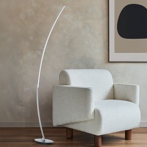 Sort gulv lampe design, Vessla, 11W, 3000K LED, med brytare