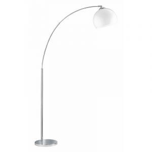 Krom gulv lampe plast, Yana, med brytare