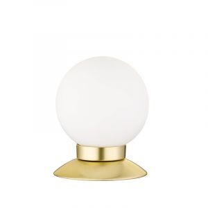 Messing bordlampe modern, Nolan, 3W, 3000K LED, med brytare