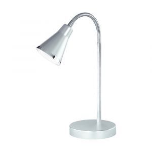 Grå skrivebordslampe plast, Taimi, 3,8W, 3000K LED, med brytare