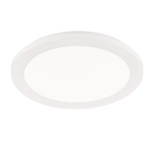 Hvid plafond modern, Gistrup, 15W, 3000K LED, IP44, 3 trins lysdæmper
