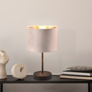Beige bordlampe modern, Ercan