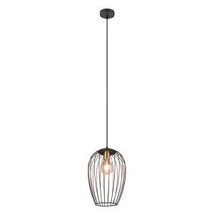 Sort pendler lampe industri, Dilano