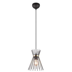 Sort pendler lampe industri, Fransiscus