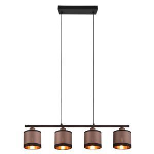 Taupe pendler lampe modern, Denley