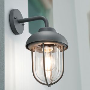Antracit udendørslampe industri, Trevor, IP44