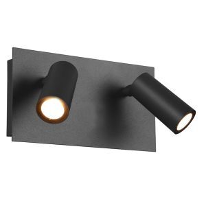 Antracit udendørslampe modern, Rufus, 3W, 3000K LED, IP54