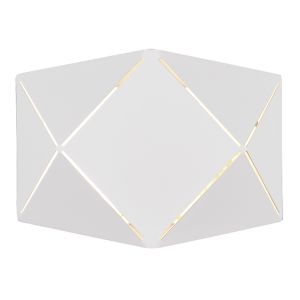 Hvid væglampe modern, Soloro, 6W, 3000K LED