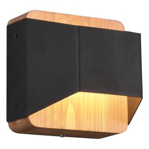 Sort up down væglampe modern, Navajo, 4,3W, 3000K LED