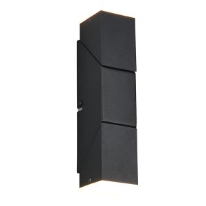 Sort up down væglampe modern, Lok, 3W, 3000K LED