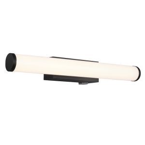 Sort væglampe badeværelse modern, Staby, 4,3W, 3000K LED, IP44
