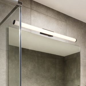 Sort væglampe badeværelse modern, Staby, 8,6W, 3000K LED, IP44