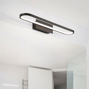 Sort væglampe badeværelse modern, Martin, 22W, 3000K LED, IP44