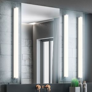 Krom væglampe badeværelse modern, Celesta, 20W, 3000K LED, IP44