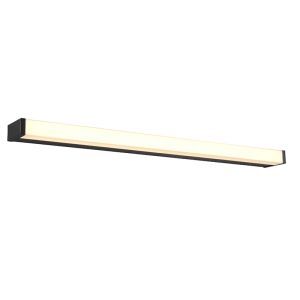Sort væglampe badeværelse modern, Celesta, 12W, 3000K LED, IP44