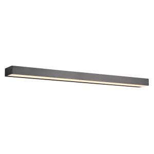 Sort væglampe badeværelse modern, Basma, 13W, 3000K LED, IP44