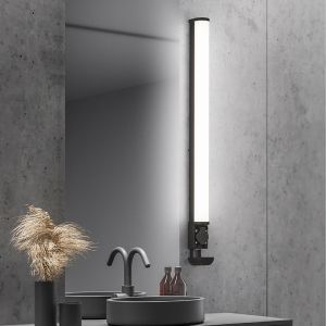 Sort væglampe badeværelse modern, Bernou, 21W, 3000K LED, IP44
