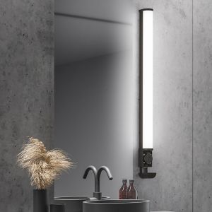 Sort væglampe badeværelse modern, Bernou, 16W, 3000K LED, IP44