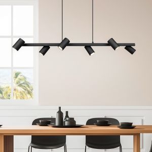 Sort pendler lampe modern, Kaso