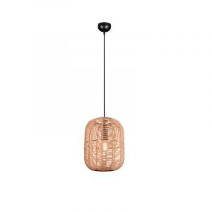 Sort pendler lampe vintage, Elham
