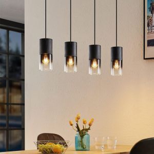 Grå pendler lampe modern, Amadi