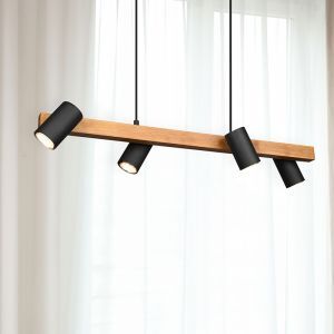 Sort pendler lampe modern, Kaso