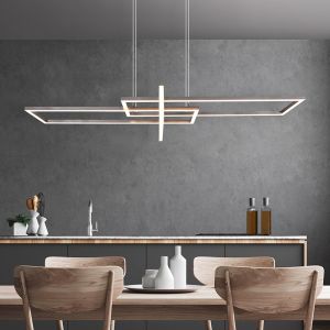 Nikkel pendler lampe modern, Hatun, 34W, 3000K LED