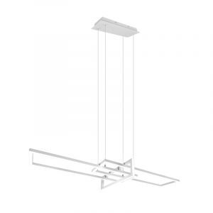 Hvid pendler lampe modern, Hatun, 34W, 4000K LED