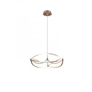 Messing pendler lampe modern, Remy, 42W, 3000K LED