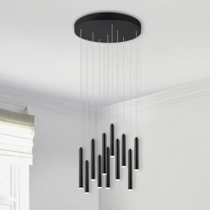 Sort pendler lampe modern, Jessamy, 2,5W, 3000K LED