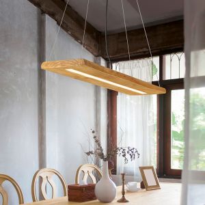 Træ pendler lampe brun, Deka, 27W, 3000K LED