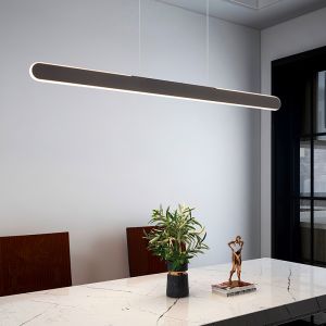 Sort pendler lampe modern, Dwayn, 28W, varm til kold hvid justerbar LED