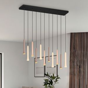 Sort pendler lampe modern, Albartus, 3W, white switch LED, 3 trins lysdæmper