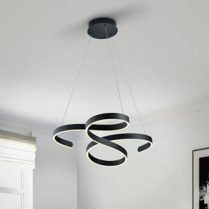 Antracit pendler lampe modern, Davu, 52W, 3000K LED