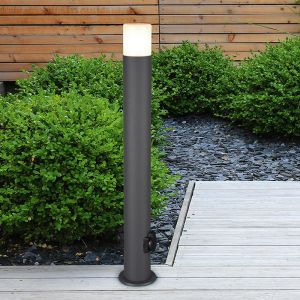 Antracit udendørslampe modern, Fjelso, IP44