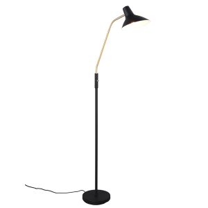 Sort gulv lampe klassisk, Merit