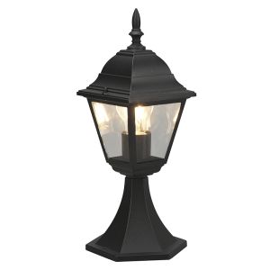 Sort udendørslampe klassisk, Lavina, IP44