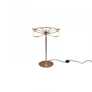 Messing bordlampe modern, Remy, 20W, 3000K LED, med brytare