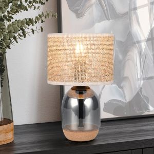 Krom bordlampe rustik, Madui