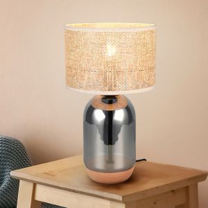 Krom bordlampe rustik, Madui