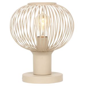 Beige bordlampe industri, Gjalt