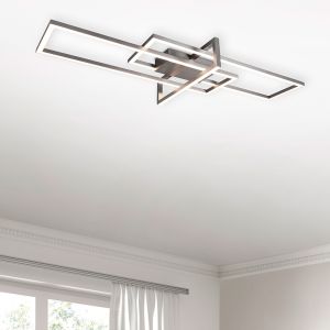 Nikkel plafond modern, Hatun, 34W, 3000K LED