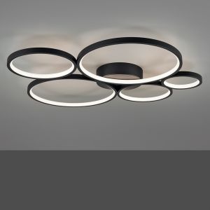 Sort plafond modern, Robon, 49W, 3000K LED
