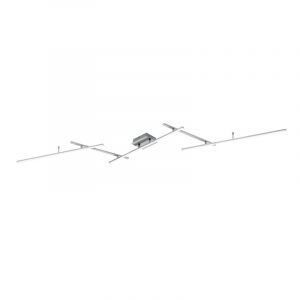 Nikkel plafond modern, Nadja, 22W, RGBW LED, med fjärrkontroll