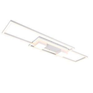 Hvid plafond design, Sohaib, 37W, varm til kold hvid justerbar LED, 3 trins lysdæmper