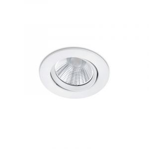Hvid indbygningsspot badeværelse modern, Imani, 5W, 3000K LED, IP23