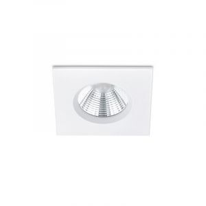 Hvid indbygningsspot badeværelse modern, Iman, 5W, 3000K LED, IP65