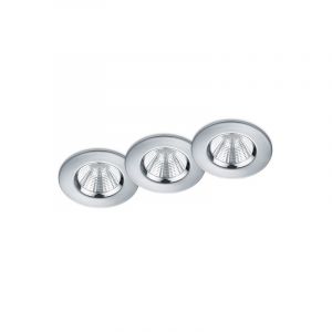 Krom indbygningsspot badeværelse modern, Iman, 5W, 3000K LED, IP65